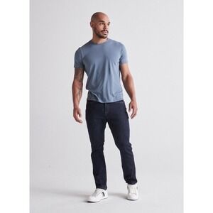 DU/ER L2X Relaxed Taper Performance Jeans Men 36x30‎ Stretch Dark Wash